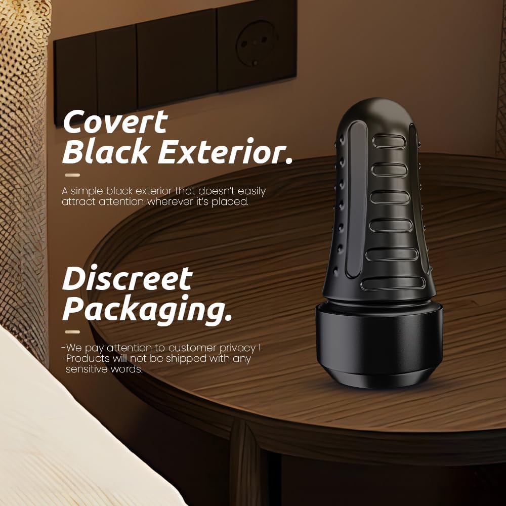 Male Masturbator,Kingdemer Realistic Pocket Pussy Vagina Textured with 7.5in Depth Lifelike Soft and Fleshy Texture,Penis Training Masturbators Sex Toy for Men