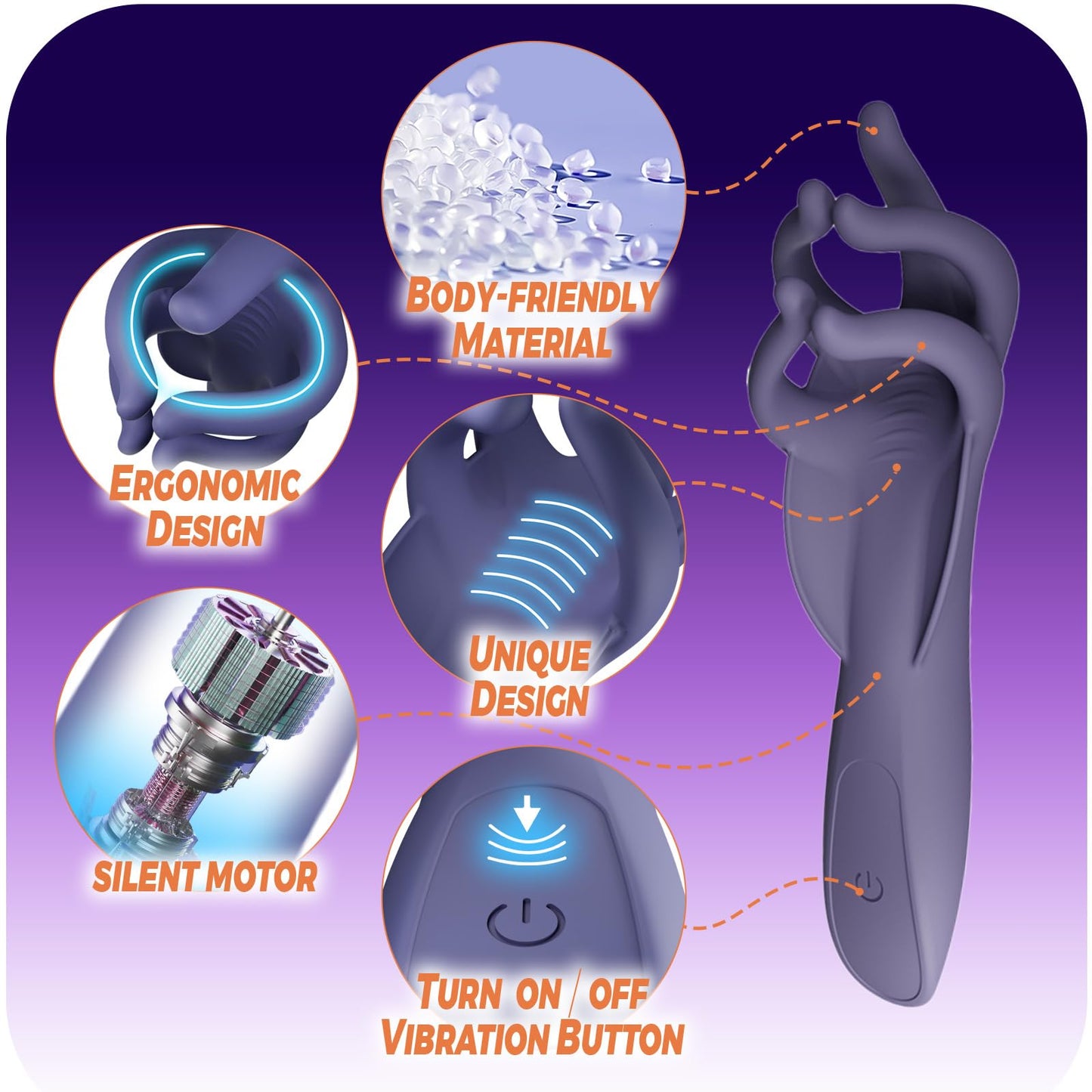Male Sex Toys for Men, Male Masturbator Penis Vibrator with 10 Vibrating Patterns Male Sex Toy Adult Toy, Penis Trainer Glans Stimulator Male Vibrator, Male Stroker Adult Toys for Men