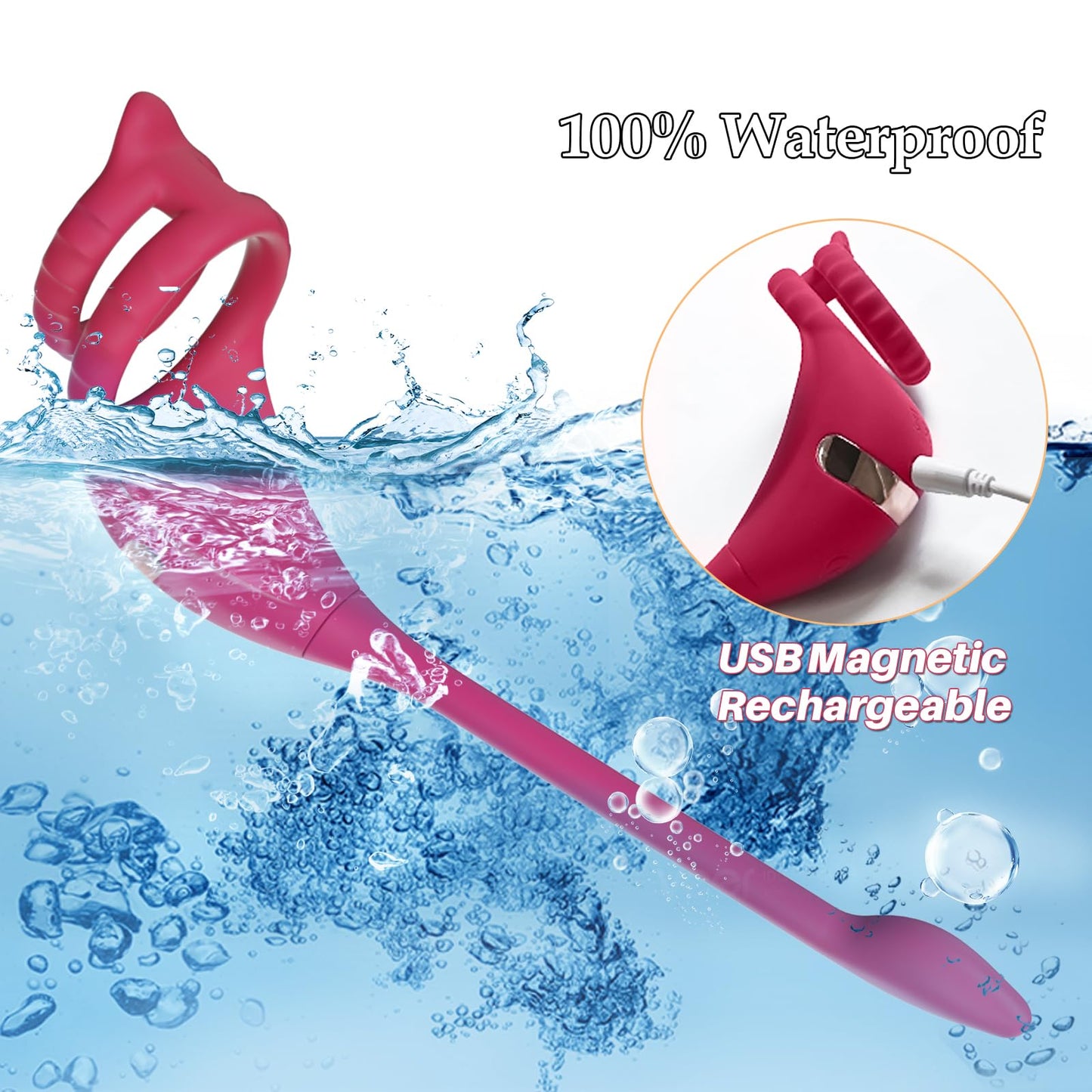 Vibrating Cock Ring Taint Stimulator with Mini Bullet, Remote Control Anal Butt Plug Prostate Massager Penis Ring Male Vibrators for Men Pleasure Sex Toys For Adult Couples