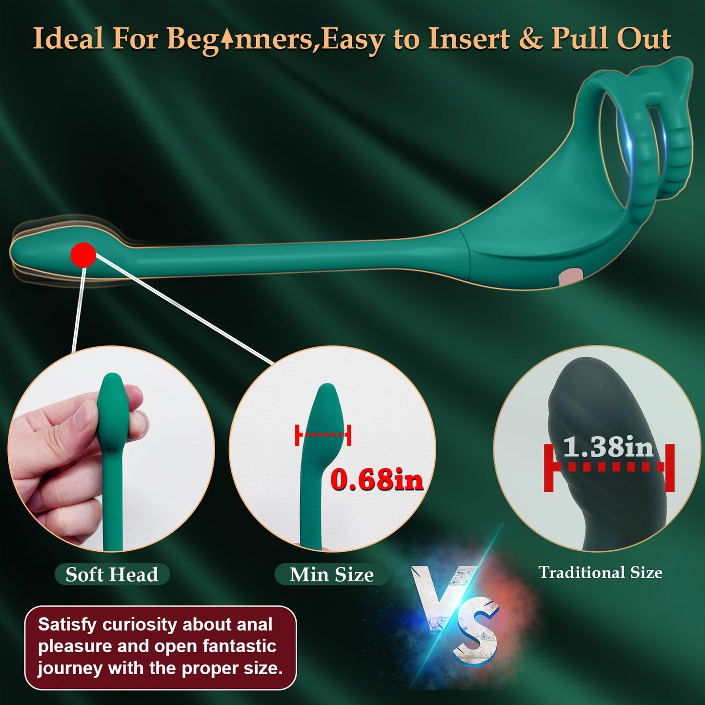 Vibrating Cock Ring Taint Stimulator with Mini Bullet, Remote Control Anal Butt Plug Prostate Massager Penis Ring Male Vibrators for Men Pleasure Sex Toys For Adult Couples