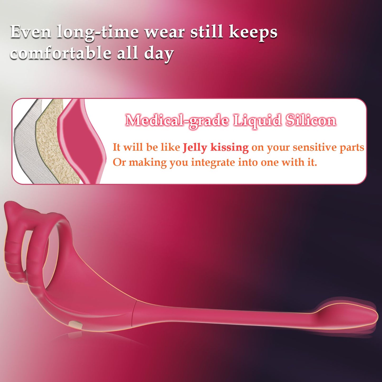 Vibrating Cock Ring Taint Stimulator with Mini Bullet, Remote Control Anal Butt Plug Prostate Massager Penis Ring Male Vibrators for Men Pleasure Sex Toys For Adult Couples