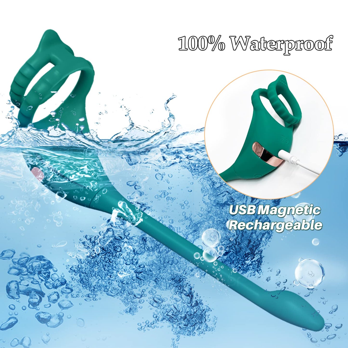 Vibrating Cock Ring Taint Stimulator with Mini Bullet, Remote Control Anal Butt Plug Prostate Massager Penis Ring Male Vibrators for Men Pleasure Sex Toys For Adult Couples