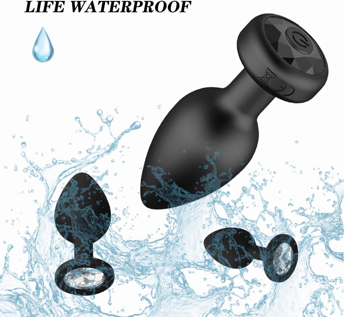 Anal Plug Sex Toys Vibrator- 3PCS Silicone Anal Toys Butt Plug Training Kit with Remote Control 10 Frequency Vibration, Vibrating Anal Plug and Prostate Massager, Adult Sex Toys and Games